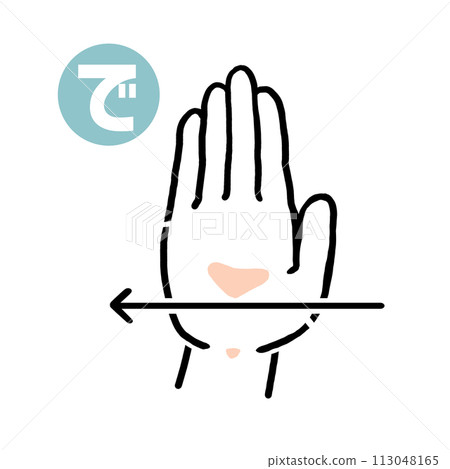 Finger spelling for "de" in sign language Finger spelling for "de" in sign language 113048165