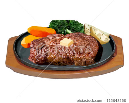 Steak set 113048268