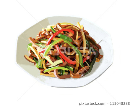 Pepper steak 113048288