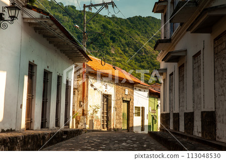 Beautiful antique streets of the Heritage Town of Honda located in the department of Tolima in Colombia Beautiful antique streets of the Heritage Town of Honda located in the department of Tolima in Colombia 113048530