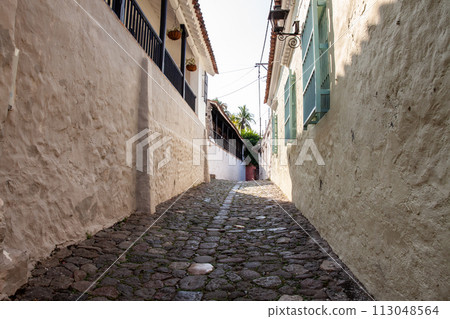 Famous historical street of traps located in the historic center of the heritage town of Honda in the department of Tolima in Colombia Famous historical street of traps located in the historic center of the heritage town of Honda in the department of Tolima in Colombia 113048564