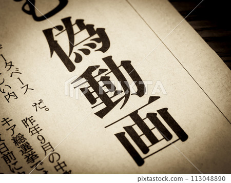 新聞標題寫著“假影片” 113048890