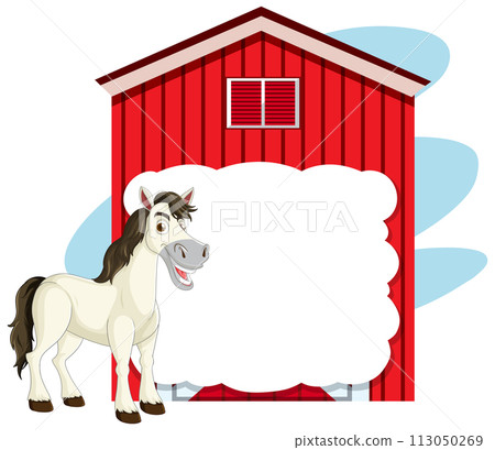 Happy Horse at the Red Barn Happy Horse at the Red Barn 113050269