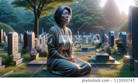 Asian woman crying in a graveyard using Type J GPT4 DALL-E3 Asian woman crying in a graveyard using Type J GPT4 DALL-E3 113050747