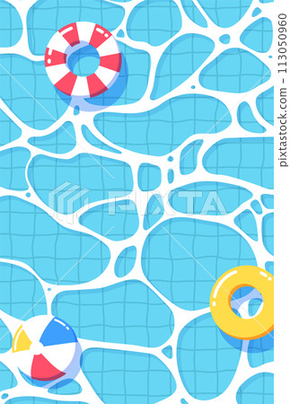 Background illustration_pool 113050960