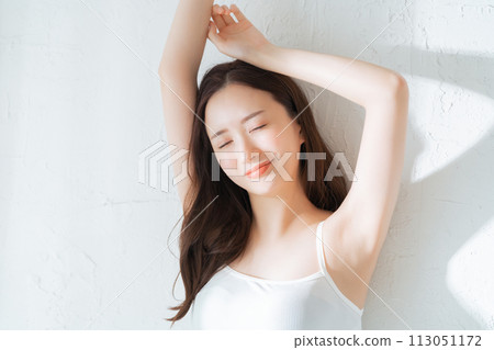 Hair removal skin care ultraviolet ray image 113051172