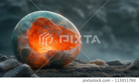 Mysterious jewel egg AI generated image 113051760