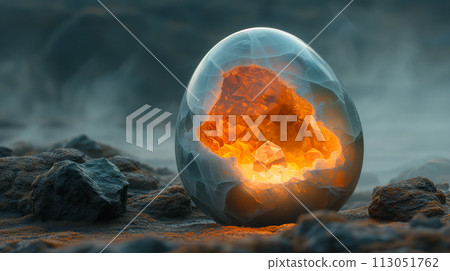 Mysterious jewel egg AI generated image 113051762