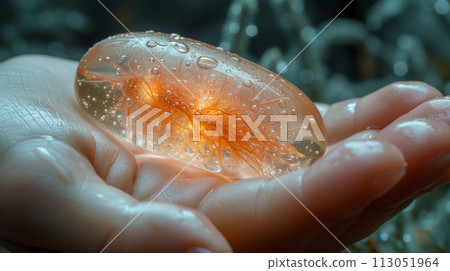 我手中的神秘生物蛋 AI 生成圖像 113051964