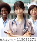 Medical staff, working people, doctors, nurses, carers, trainers 113052271