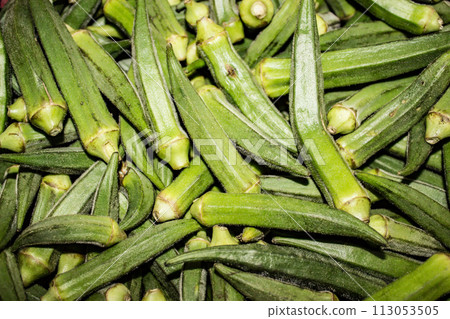 A picture of lady fingers with selective focus 113053505