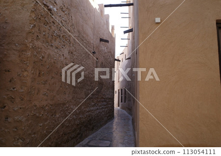 Winding alleys in the Al Fahidi historic center 113054111