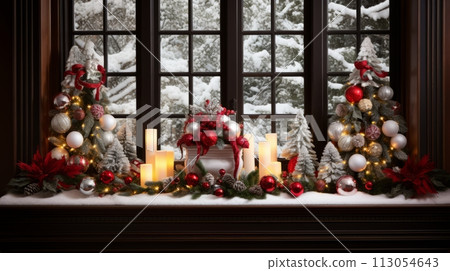 Festive spirit of the holidays with beautifully crafted 113054643