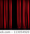 Stage stage curtain red 113054920