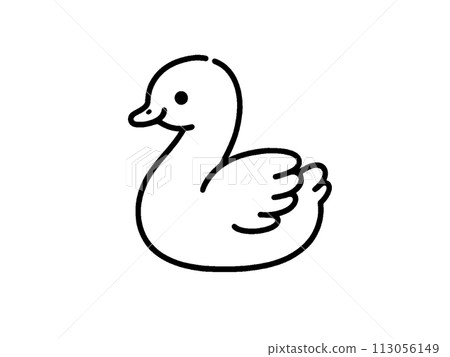 Simple bird illustration Simple bird illustration 113056149
