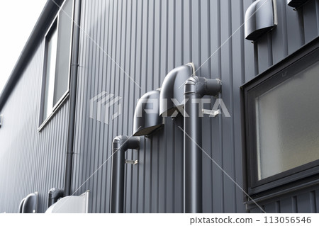 Residential external piping and ventilation hoods 113056546