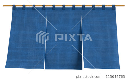 用於合成 3D 渲染的 Noren 模型切口 113056763