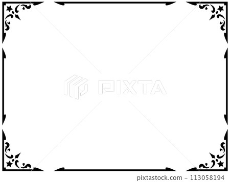 Antique/Vintage/Classic/Frame/Frame/Black/Illustration/Material Antique/Vintage/Classic/Frame/Frame/Black/Illustration/Material 113058194