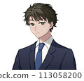 Cool man wearing a suit 113058200