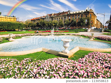 European park image photo European park image photo 113058613