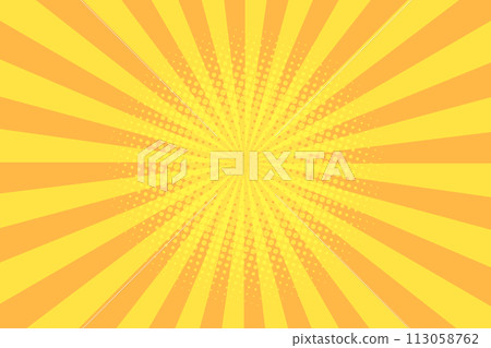 Pop Art Retro Shining and bright empty background. Place for your offer and advertising. Seasonal menu at resorts. 113058762