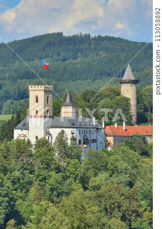 Old Rozmberk castle in Czech republic 113058892