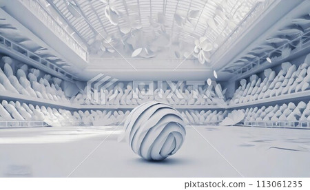 white circular floor 113061235