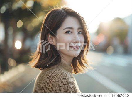 Women Autumn Winter Beautiful Cute Date 113062040