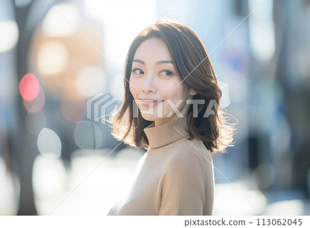 Women Autumn Winter Beautiful Cute Date 113062045