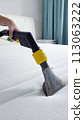 Spring cleaning or regular cleaning of the mattress. 113063222