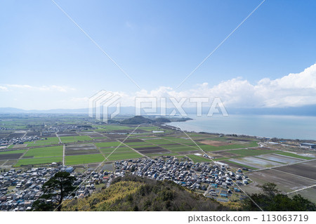 Scenery seen from Nishinomaru (Hachimanyama Castle) 113063719