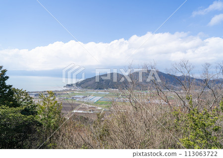 The view from the top of Mt. Hachiman (Omi Hachiman) The view from the top of Mt. Hachiman (Omi Hachiman) 113063722