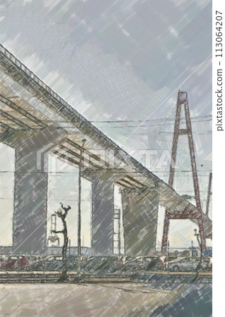 Ise Bayside Highway overpass Ise Bayside Highway overpass 113064207