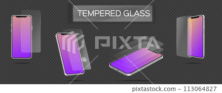Tempered glass collection 113064827