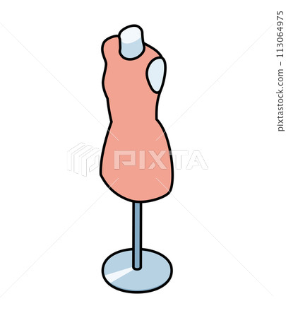 女用軀幹洋裝 - 等距與主線 113064975