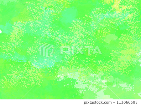 Green yellow-green water watercolor fluorescent hand-painted back pattern background Green yellow-green water watercolor fluorescent hand-painted back pattern background 113066595
