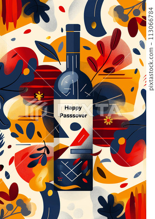 Happy Passover greeting card 113066784