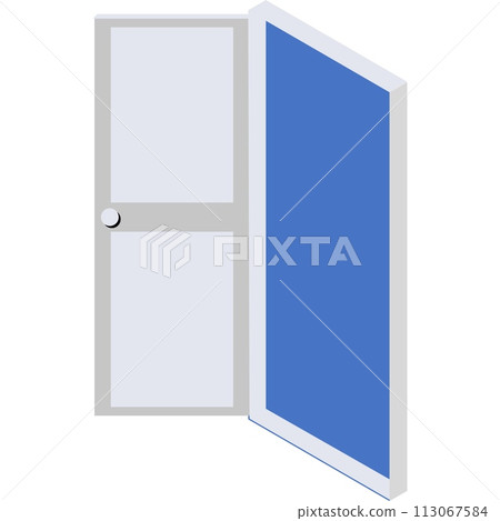 Open door vector business icon doorway entrance 113067584