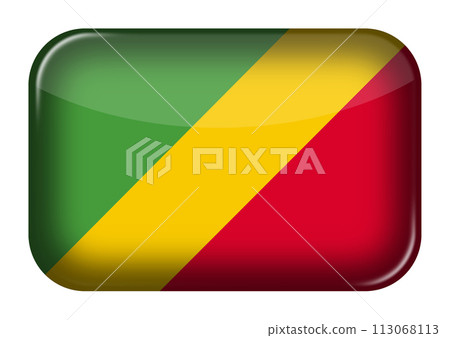 Congo web icon rectangle button Congo web icon rectangle button 113068113
