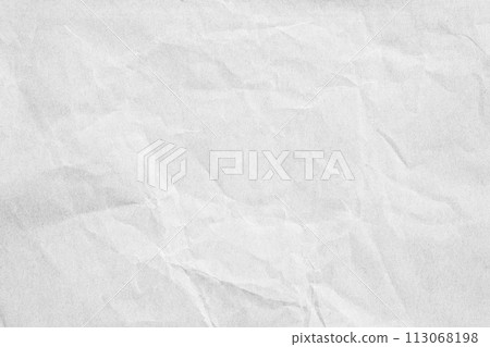 Crumpled white background paper texture Crumpled white background paper texture 113068198