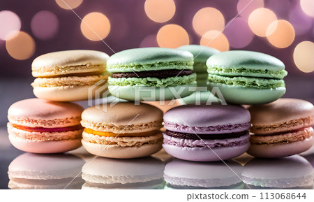 Assorted Macarons 113068644
