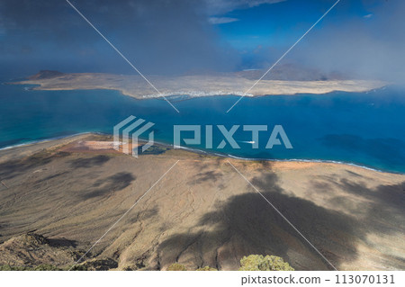 Amazing view from El Mirador del Rio, Lanzarote Amazing view from El Mirador del Rio, Lanzarote 113070131