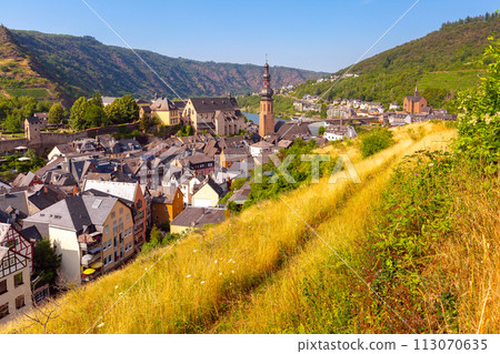 Aerial view of Cochem, Germany Aerial view of Cochem, Germany 113070635
