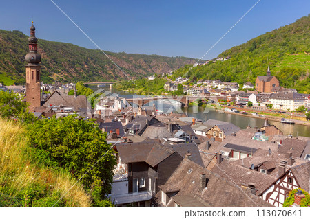 Aerial view of Cochem, Germany Aerial view of Cochem, Germany 113070641