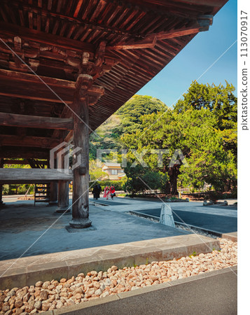 Outside View Of A Pagoda Roof Outside View Of A Pagoda Roof 113070917