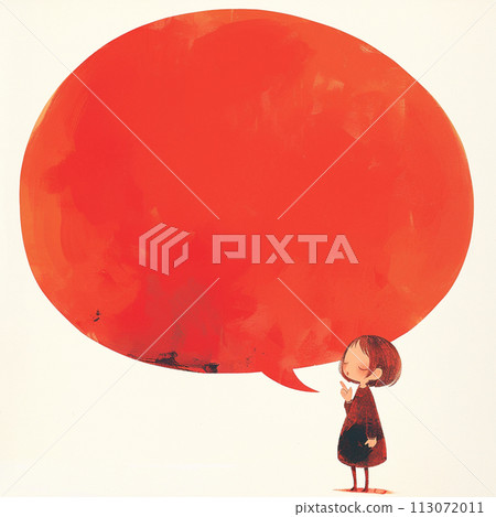 小女孩用白色背景解釋 113072011