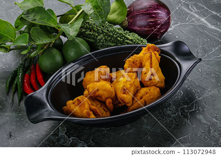 Indian cuisine - paneer pakora cheese Indian cuisine - paneer pakora cheese 113072948