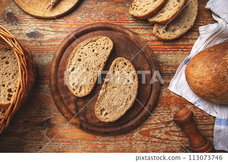 Artisan sourdough bread 113073746