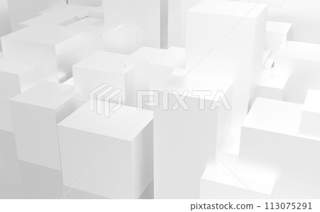 white square metal background white square metal background 113075291