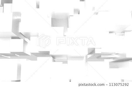 white square metal background white square metal background 113075292